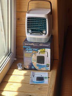 Портативний вентилятор USB з водяним охолодженням, розпилювач, Arctic air cooler AND XL-1375, зволожувач 2054210 фото