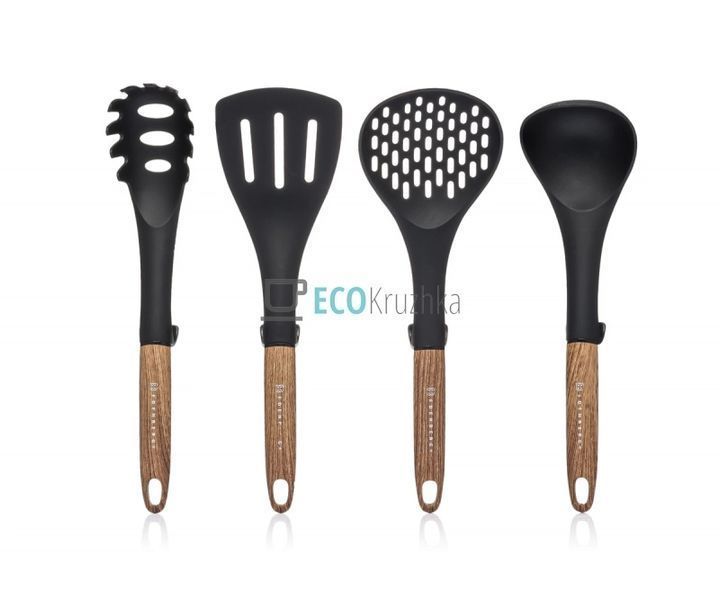 Кухонний набір Edenberg, 4 предмета, коричневий, EB-3608 EB-3608_Brown фото