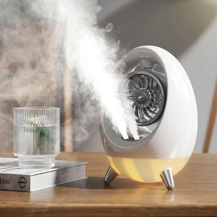 Портативний вентилятор USB з водяним охолодженням, розпилювач, нічник Air Cooler 657, зволожувач 2053367 фото