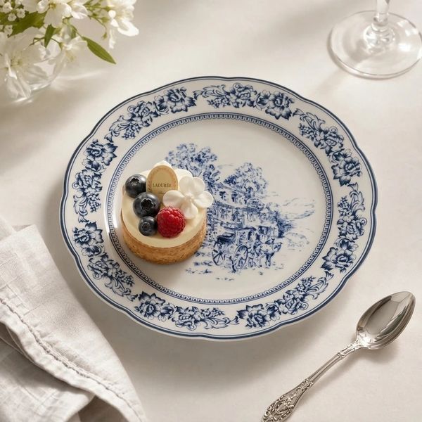 Тарілка порцелянова Heritage Toile Collection Blue 22&times;2,5 см (K343) K343 фото